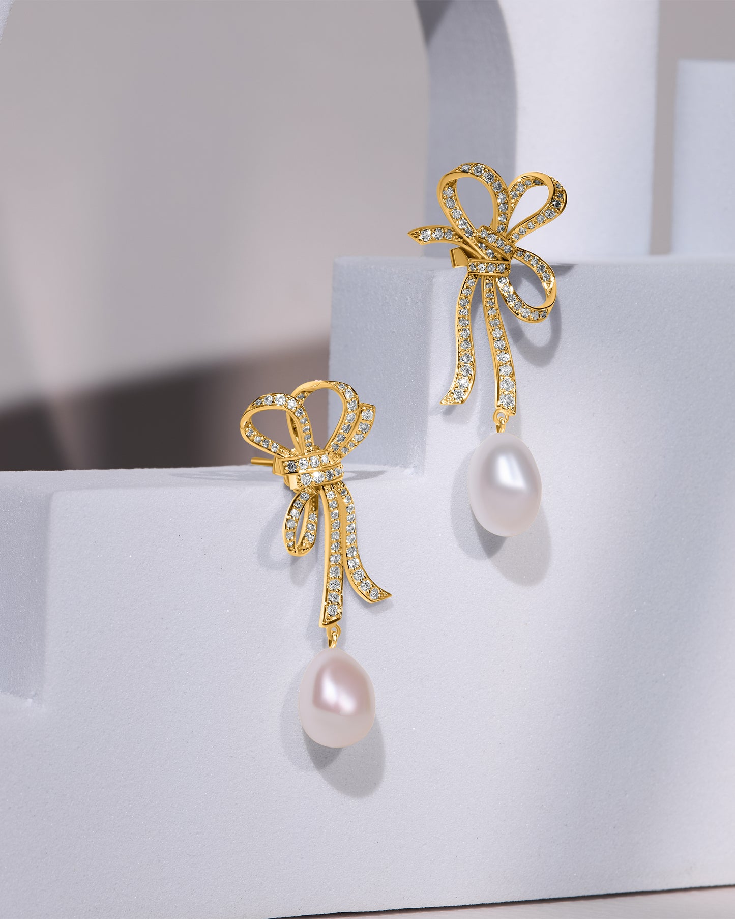 Tukah Erring with pearl collection