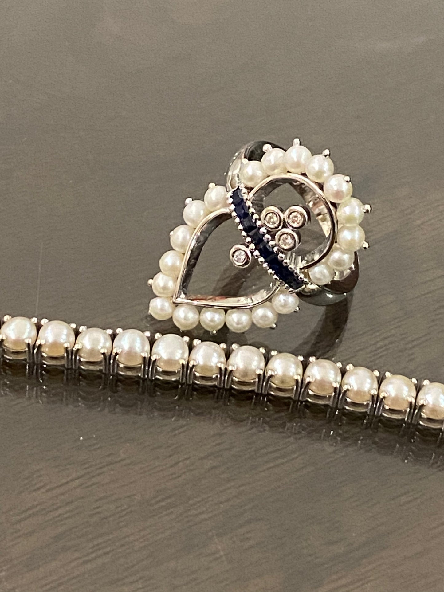 Alshahed pearls diamond Ring