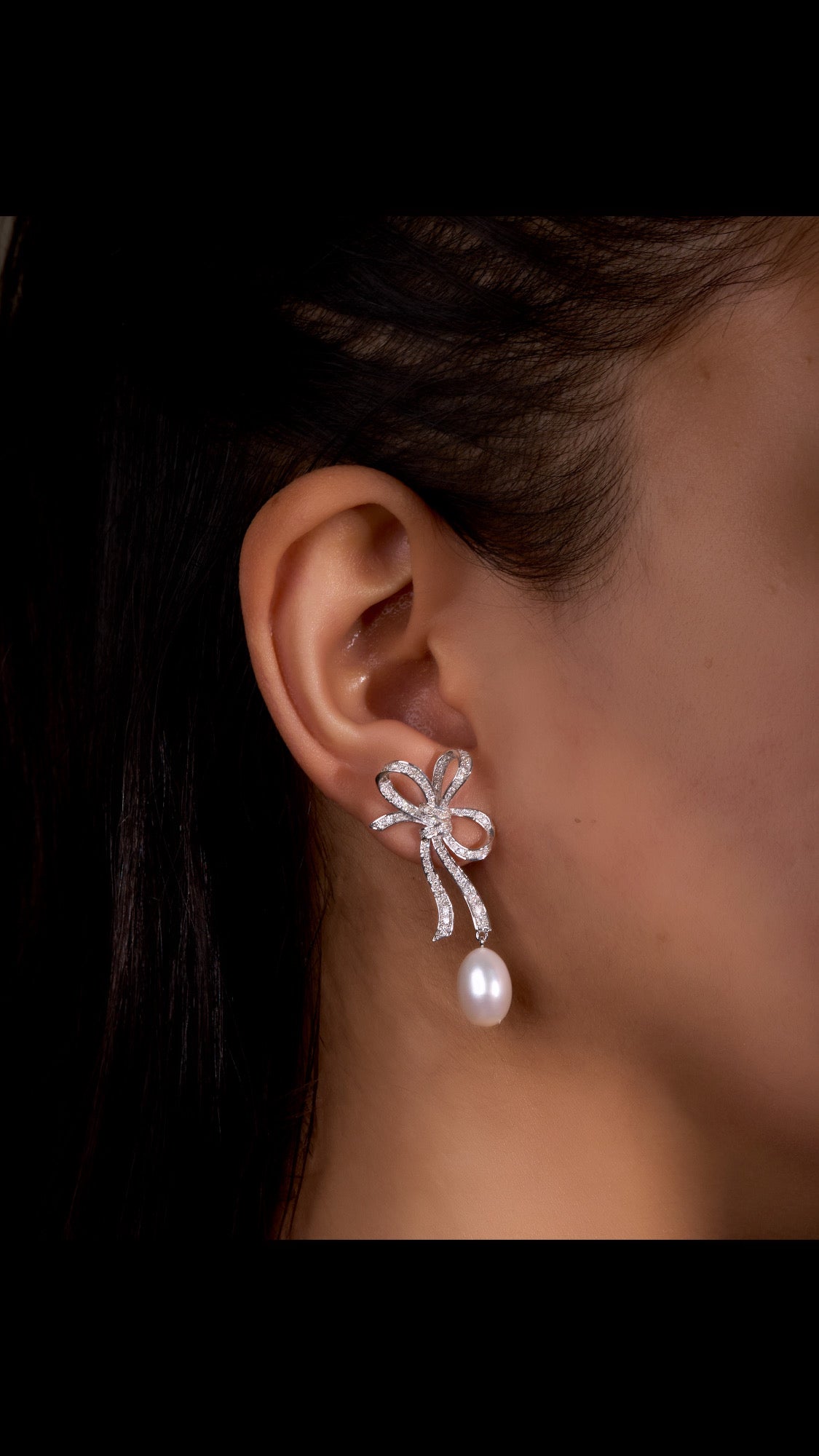 Tukah Erring with pearl collection