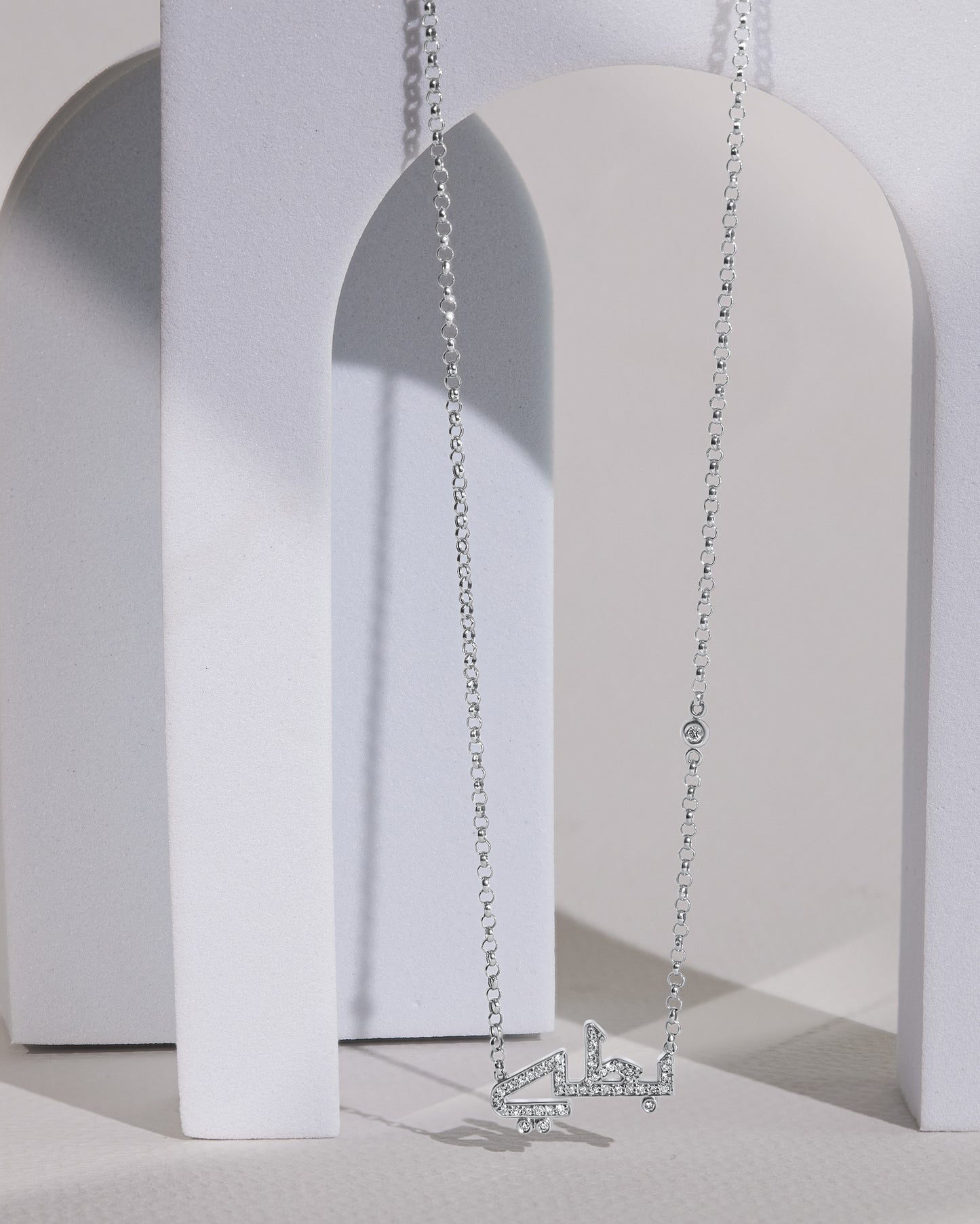 Diamond Name necklace