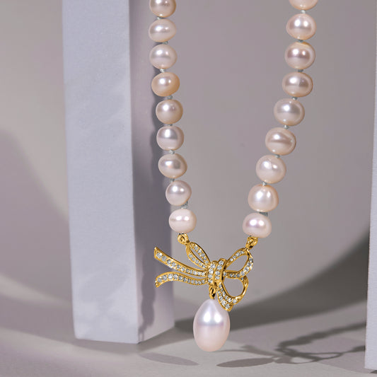 Tukah Set yellow gold with pearl collection