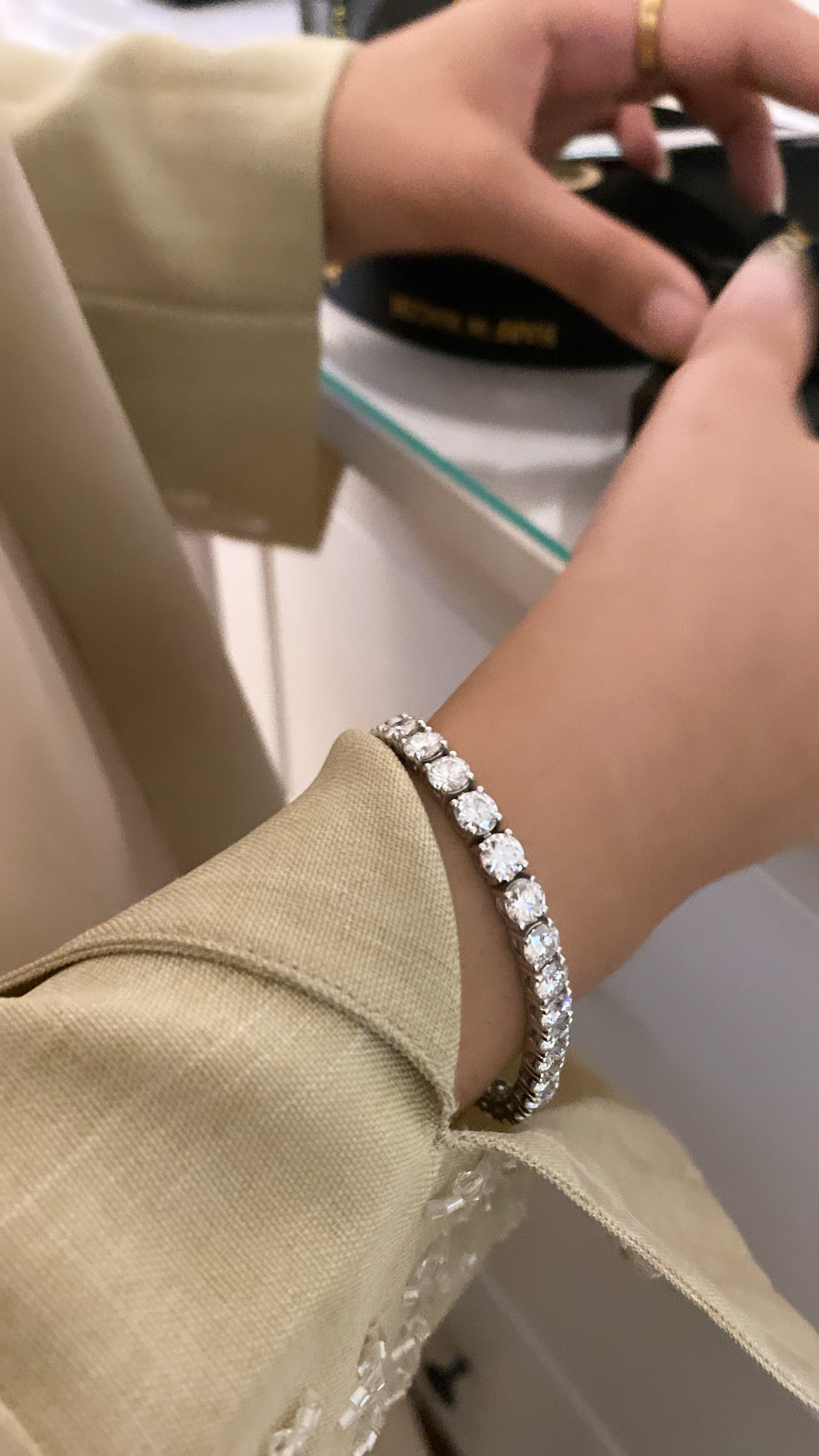 Tennis Moissanite bracelet